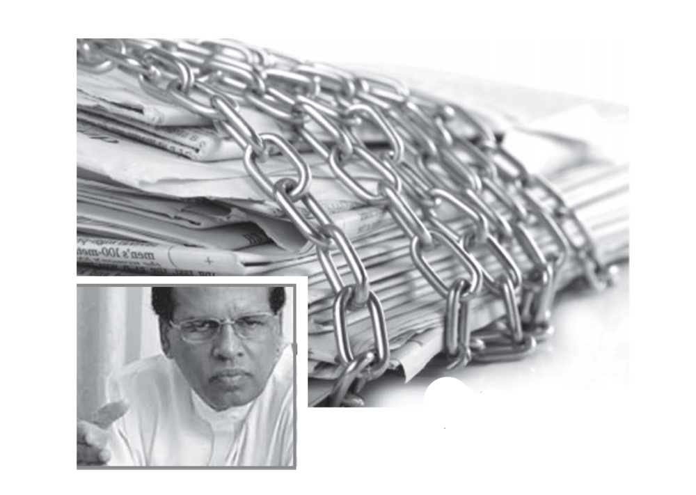 මාධ්ය මුද්රා තබා ආණ්ඩු විරෝධය වැලැක්විය නොහැකියි. පොරොන්දු ඉටුකරන්න.