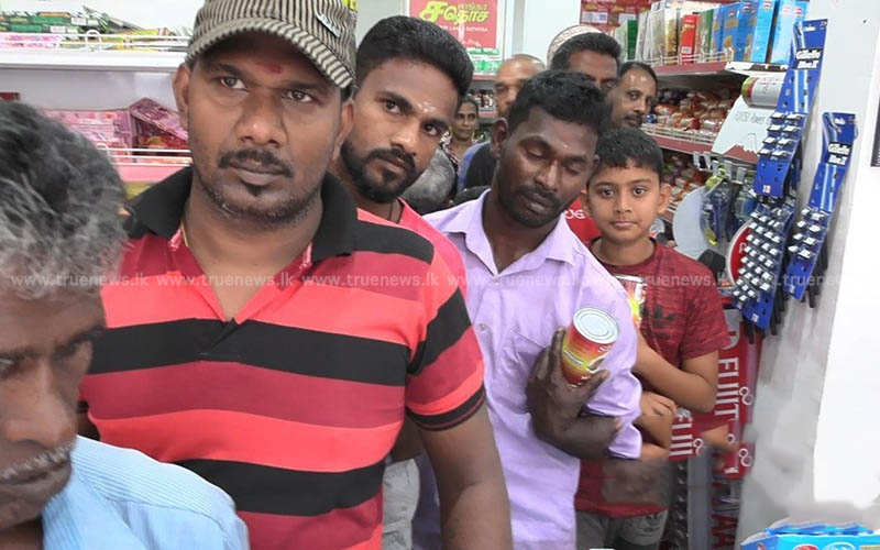 ජනාධිපති ජාතිය අමතා පරිප්පු – සැමන් මිල අඩු කරයි – කොරෝනා අස්සේ ජනතාව යළිත් වෙළඳසැල්වල පෝලිම් ගැසෙති