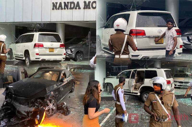 වංගුව කෙලින් කළ රථයේ අංක තහඩු ගැලෙව්වේ ඇයි?