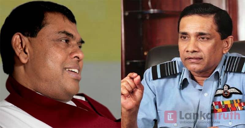 බැසිල් හිටපු ගුවන් හමුදාපතිට බැණවදී