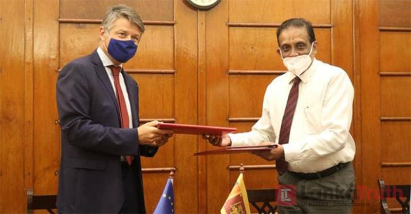 යුරෝපා සංගමයෙන් කෝටි 826ක ආධාර… ගිවිසුම් තුනකුත් අත්සන් කරලා…