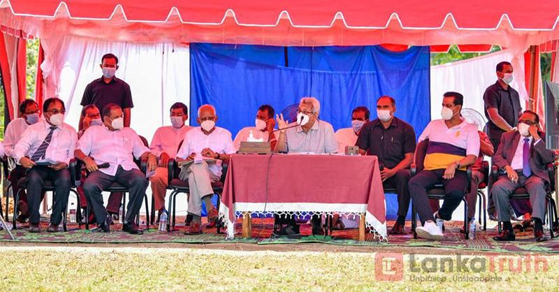 මම ගමට යන්නේ විරුද්ධවාදීන් බය කරන්න…