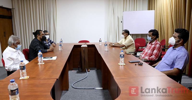 අධ්‍යාපනය මිලිටරිකරණයට එරෙහි ජනතා ව්‍යාපාරය සහ ජනතා විමුක්ති පෙරමුණ අතර හමුවක්