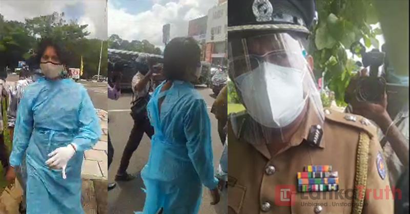 පොලිසිය මාධ්යවේදීන්ටත් පහරදෙයි…