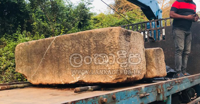 රජකාලෙ ගල්කුණු ගල් කරන්න ගිය පොහොට්ටු මන්ත්රී අත්අඩංගුවට