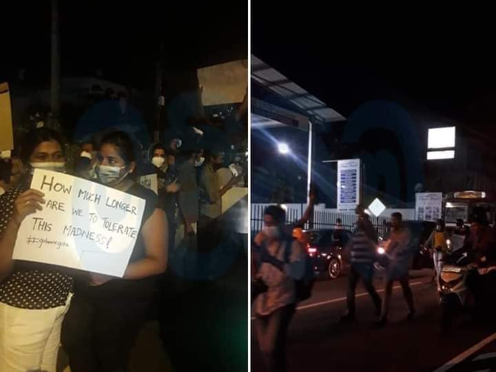 ජනාධිපතිගේ නිවස ඉදිරිපිට විරෝධතාවයක්…