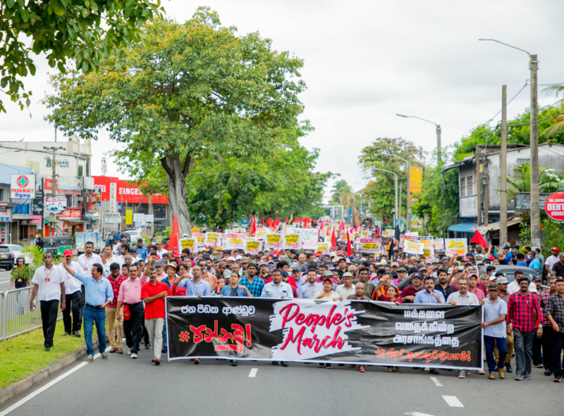 මොරටුවේ සිට කොළඹට එන පා ගමණට දස දහස් ගණනින් ජනතාව එක්වෙති