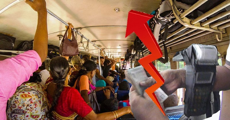 ජූලි පළවෙනිදා සිට බස්ගාස්තු යලි ඉහලට