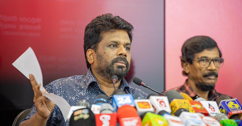 මන්ත්රීවරුන්ට අතුරු හමුදා පිහිටුවන්න අවසර දී ආණ්ඩුව තවත් වියවුලක් හදන්න යනවා – අනුර දිසානායක