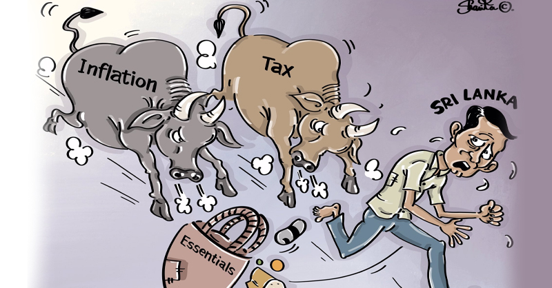 රනිල්ගේ චෞර කල්ලියට බදු කං හැන්දෙන් – පොදුජන පවුලක දිනක බද්ද රුපියල් 1,444යි
