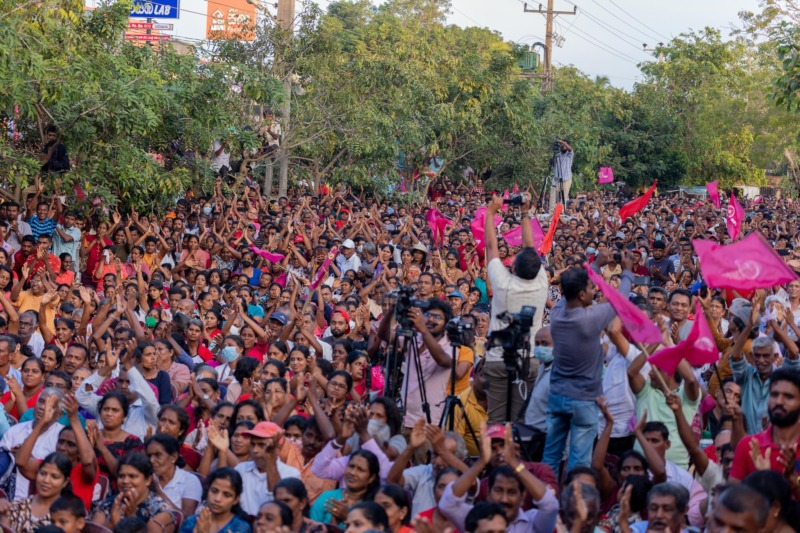 ජාතික ජන බලවේගයේ ආරම්භක මැතිවරණ ප්‍රචාරක රැලියට ජන ගඟක්