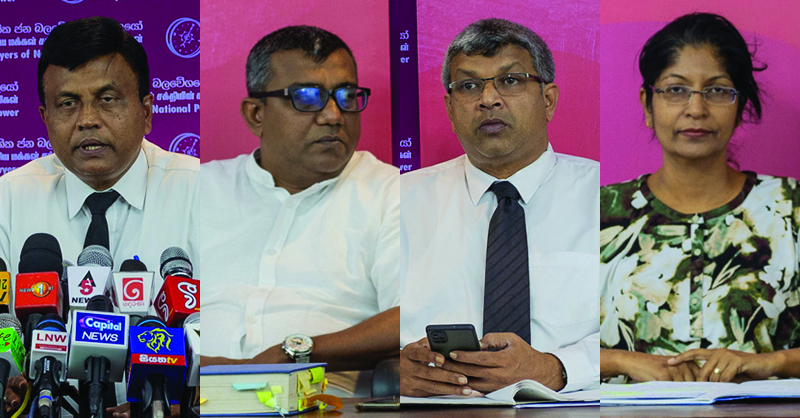 ඡන්දය පැවැත්වීම වැලැක්වීමේ අර්ථයෙන් ඉදිරිපත් වන පෙත්සම්වලට මැදිහත් පෙත්සම්කරුවන් ලෙස අපි ඉදිරිපත්වෙනවා – ජාතික ජන බලවේගයේ නීතීඥයෝ