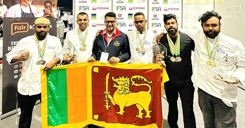 2023 සූපශාස්ත්ර තරගයෙන් ශ්රී ලංකා සූපවේදීන් කණ්ඩායමට විශිෂ්ට ජයග්රහණයක්….