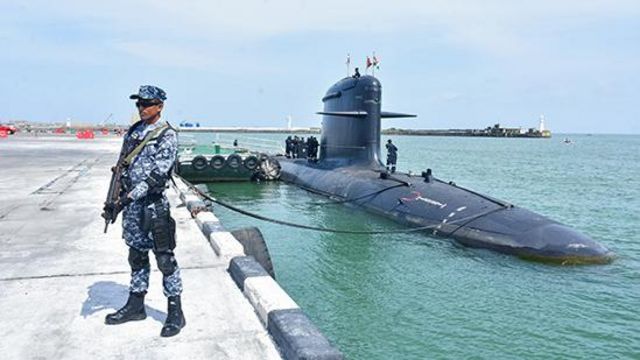 පකිස්තානු යුද නැව්, ඉන්දීය සබ්මැරීන තරඟය කොළඹටත්