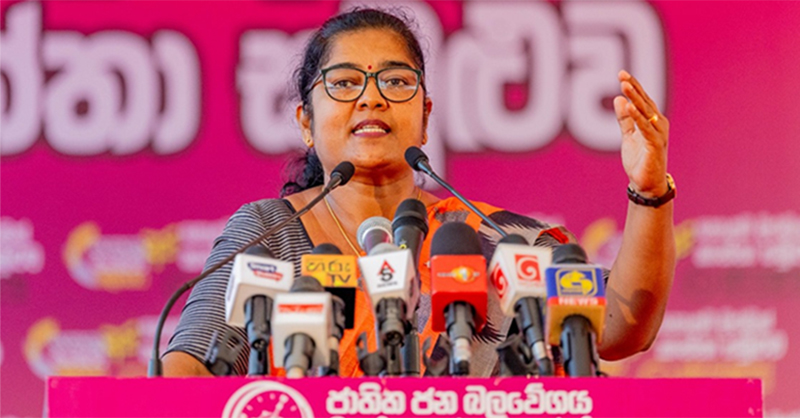 සමස්ත කාන්තාවන්ටම නායකත්වය දෙන එකම දේශපාලන ව්‍යාපාරය ජාතික ජන බලවේගයයි – සරෝජා සාවිත්‍රි පෝල්රාජ්