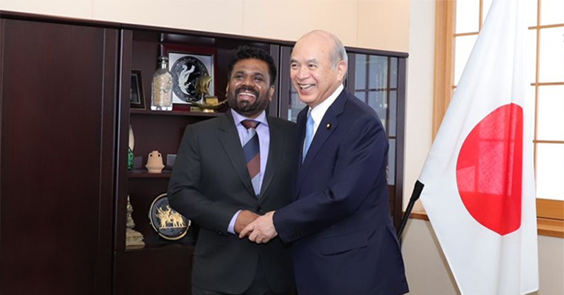 ජපානයෙන් ව්යාපෘති ආධාර රැසක්