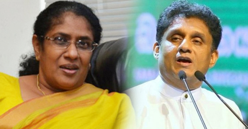 සජිත් තලතා ඉදිරියේ දණ ගහයි