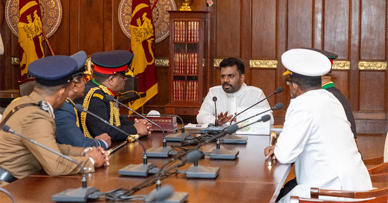 ජනපති අනුරගේ පළමු සාකච්ඡාව