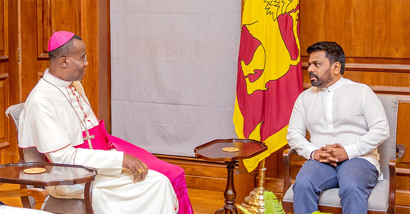 ශුද්ධෝත්තම ෆ්රැන්සිස් පාප්වහන්සේත් අනුරට සුබ පතයි