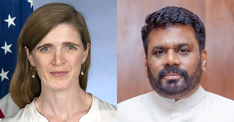 සමන්තා පවර් සහ ජනපති අතර සාකච්ඡාවක්
