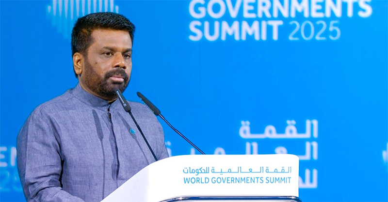 දේශසීමා ඉක්මවා යන අභියෝගයන්ට මුහුණ දීමට ගෝලීය පුරවැසියන් ලෙස අප එක් විය යුතුයි – 2025 ලෝක රාජ්‍ය සමුළුව අමතමින් ජනපති පවසයි