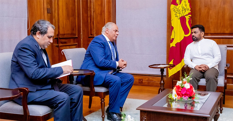 ඊජිප්තු තානාපතිවරයා ජනපති හමු වෙයි