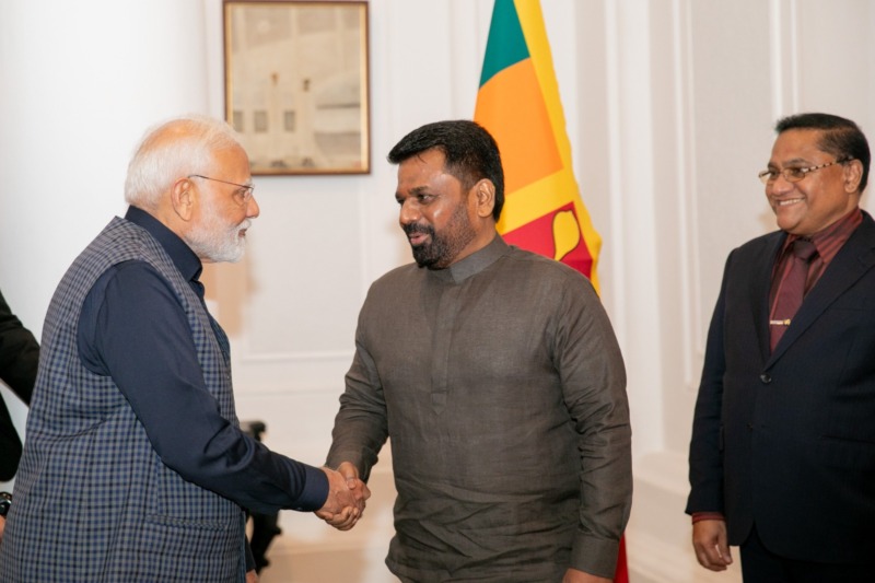 අගමැති මෝදි වෙනුවෙන් ජනපති අනුරගෙන් විශේෂ රාත්රී භෝජන සංග්රහයක්