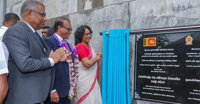 රුවන්වැල්ල ජල සම්පාදන ව්යාපෘතිය අගමැතිනිය අතින් ජනතා අයිතියට