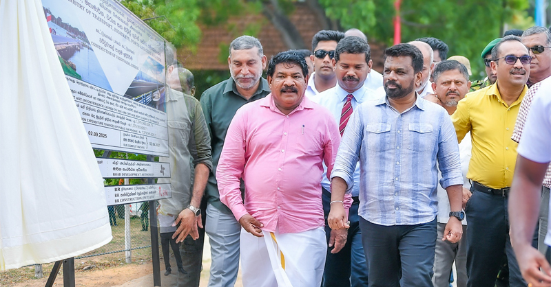 මුලතිව් වට්ටුවාකල් පාලමේ ඉදිකිරීම් ජනපති ප්‍රධානත්වයෙන් ඇරඹේ