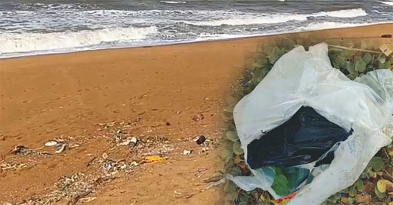 කටුකුරුන්ද වෙරළට ගොඩගැසූ පාර්සලයේම ත්ද්‍රව්‍යදැයි සැකයක්