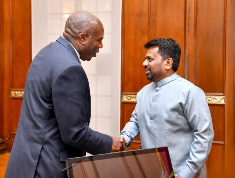 ජනපති සහ එක්සත් රාජධානියේ නියෝජ්ය අගමැති David Lammy හමු වෙයි…