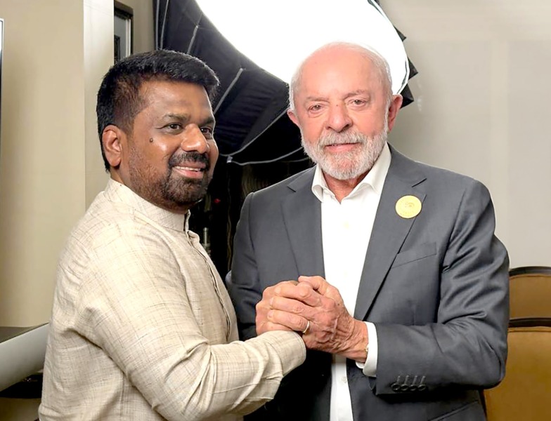 ජනපති අනුර සහ බ්රසීල ජනපති අතර හමුවක්