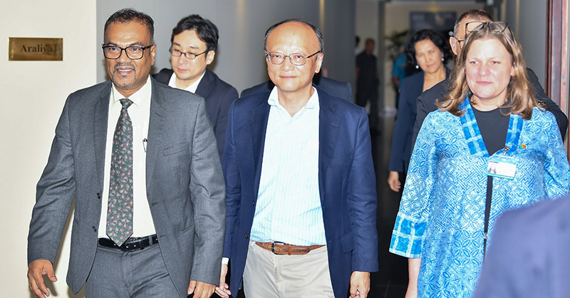 ADB සභාපති දිවයිනට