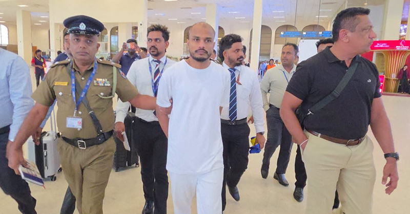 මෙරටට රැගෙන ආ `බස් ලලිත්’ මධ්‍යම අපරාධ විමර්ශන කාර්යාංශයට බාරදෙයි